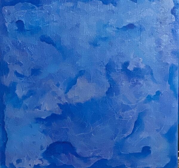 A blue sky with clouds in it