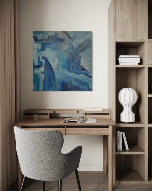 Frozen Passage-Abstract Giclée Print - Image 2