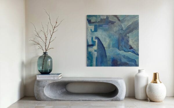 Frozen Passage-Abstract Giclée Print - Image 4
